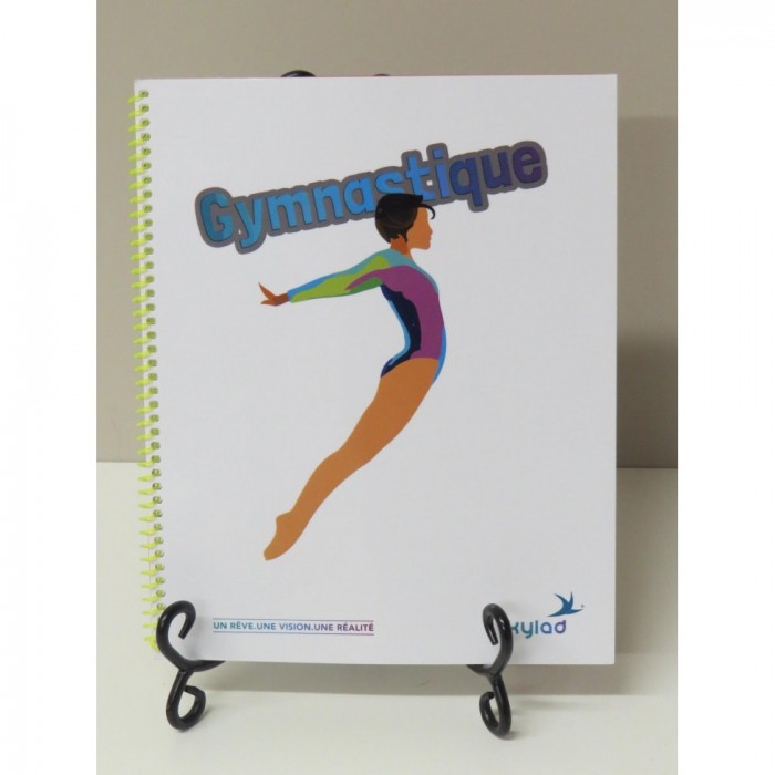 Cahier Gymnastique gymnaste en action Cahier Gymnastique gymnaste en action