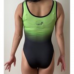 Maillot de gymnastique 1090-03 Éclosion verte abstraite