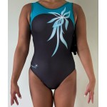 Maillot de gymnastique 1115-03 Floréal en touche de vert